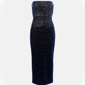 Alex Perry Midnight Blue Strapless Dress